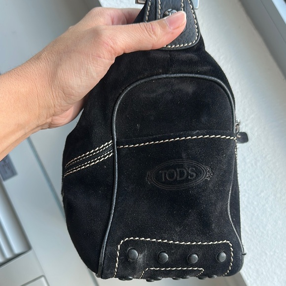 Tods suede shoulder bag - Picture 5 of 9
